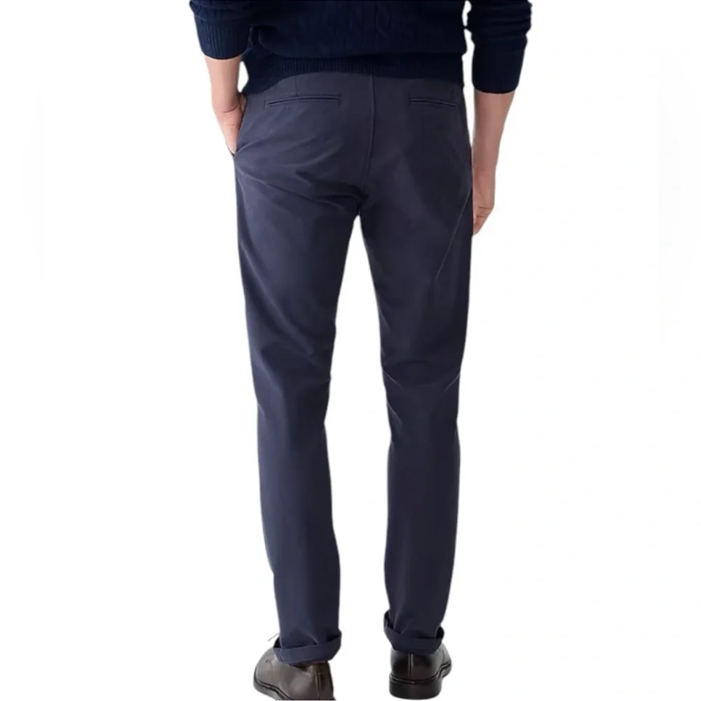 J.Crew 484 Slim-Fit Midweight Tech Pant in Navy (36x32)